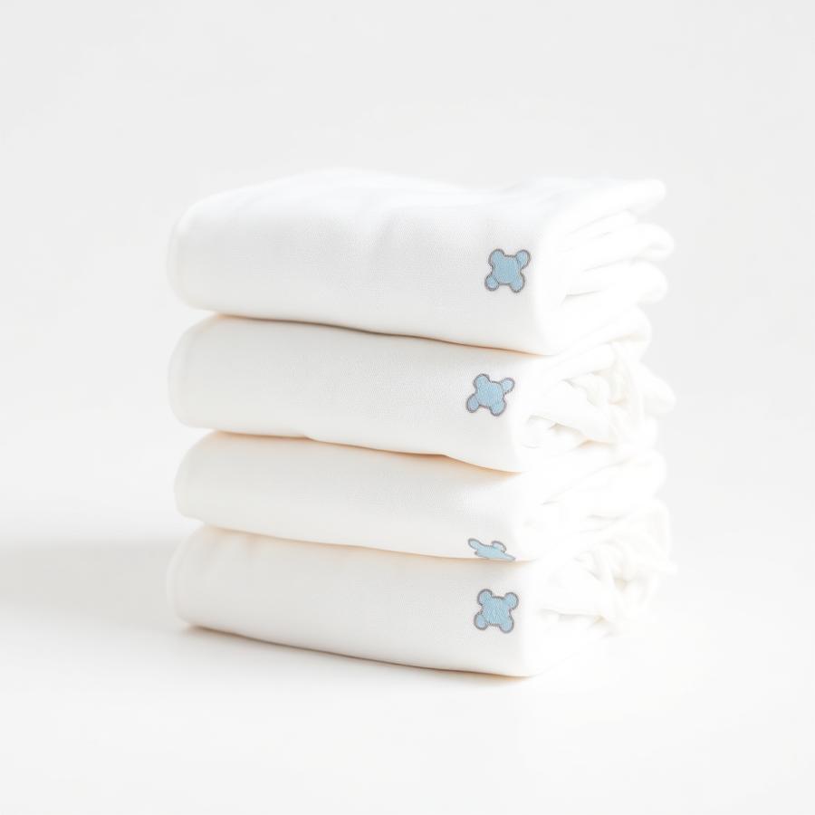 Kit Fraldas Bordadas - Coleção Urso Menino