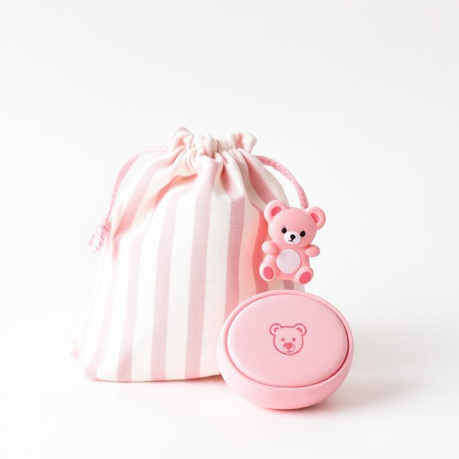 Kit Higiene Infantil - Coleção Urso Menina