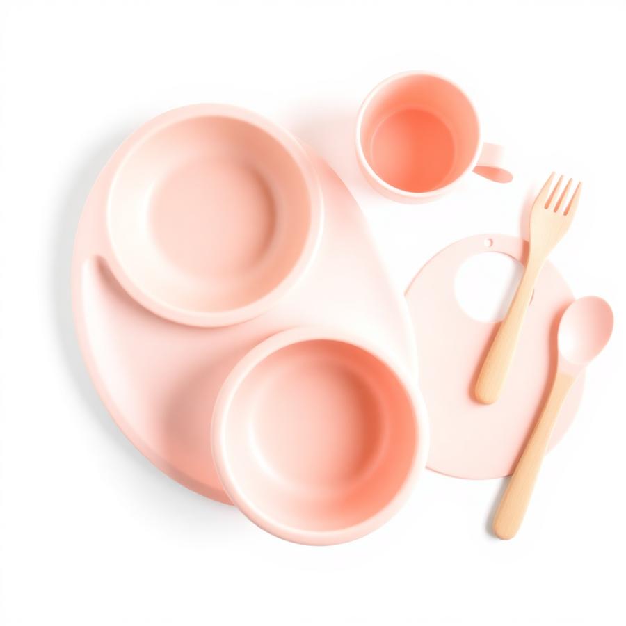 Kit Introdução Alimentar Completo TCN - Rosa